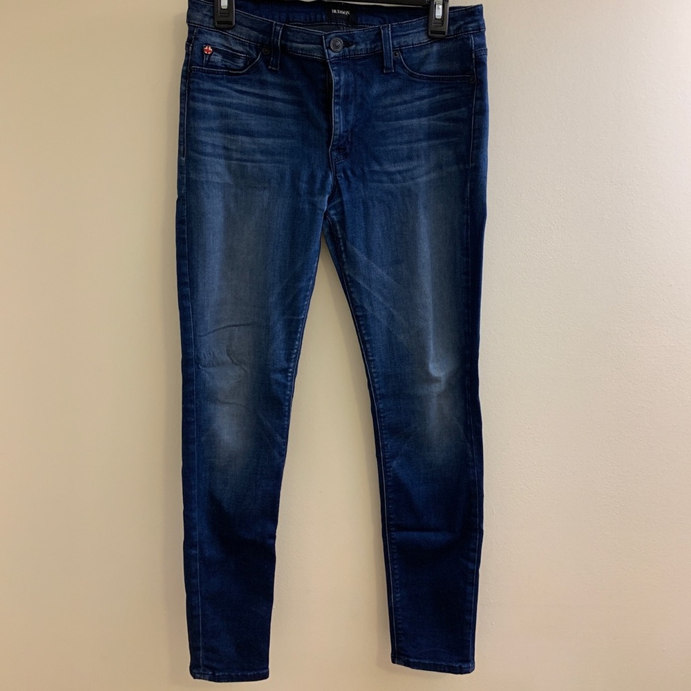 Hudson Midrise Nico Super Skinny Ankle Jeans